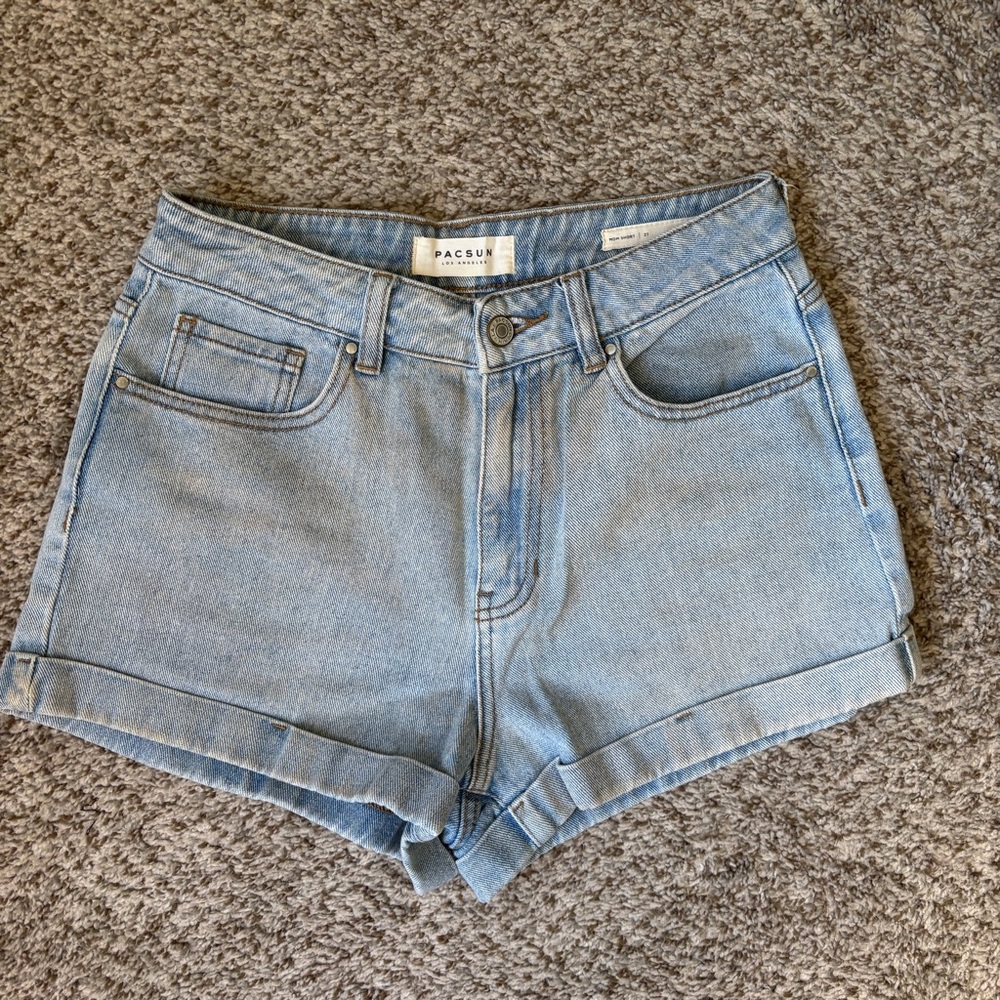 PacSun Blue Jean Shorts Classic Design